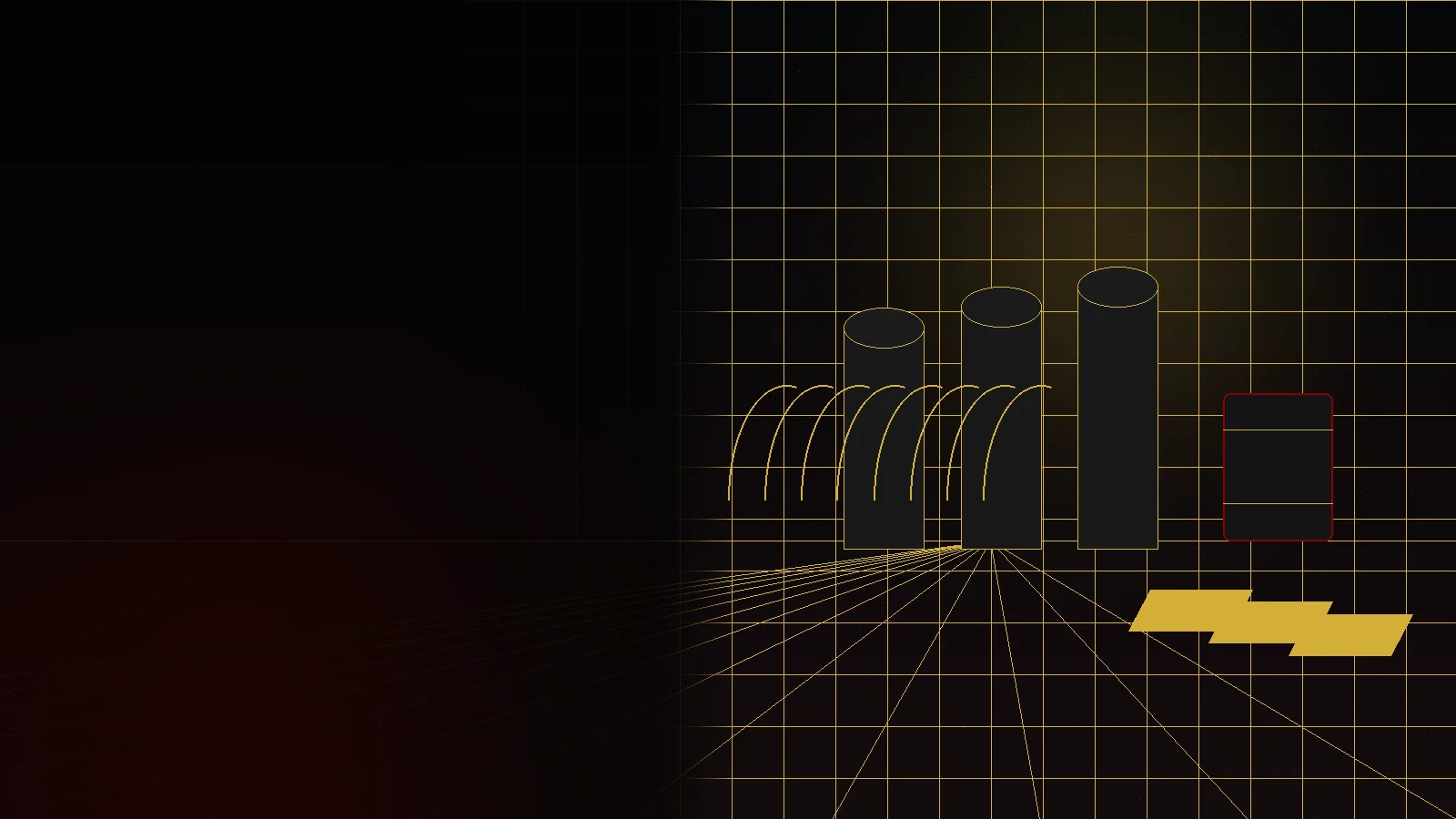 Energy, grain, metals, and logistics symbols representing futures and commodities markets.